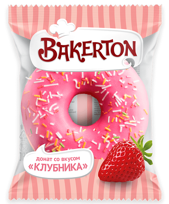 Донат «клубника»
